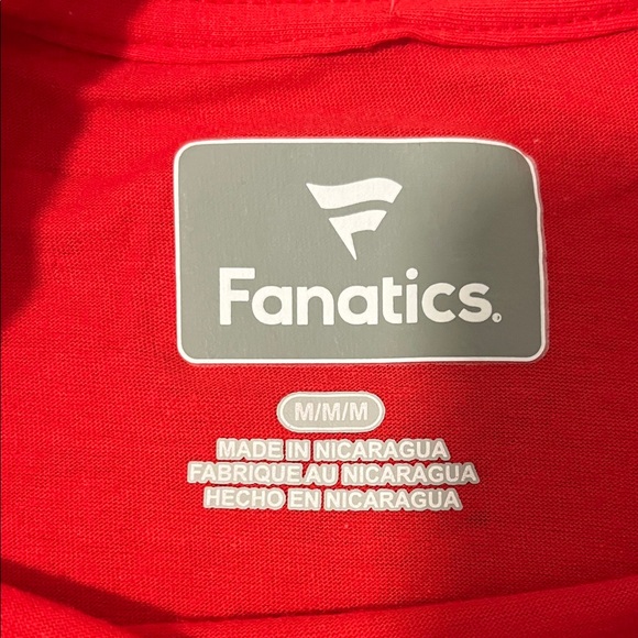 NWT Fanatics Red Team USA Olympics Men's Tee size Medium Bright Red - Picture 4 of 7